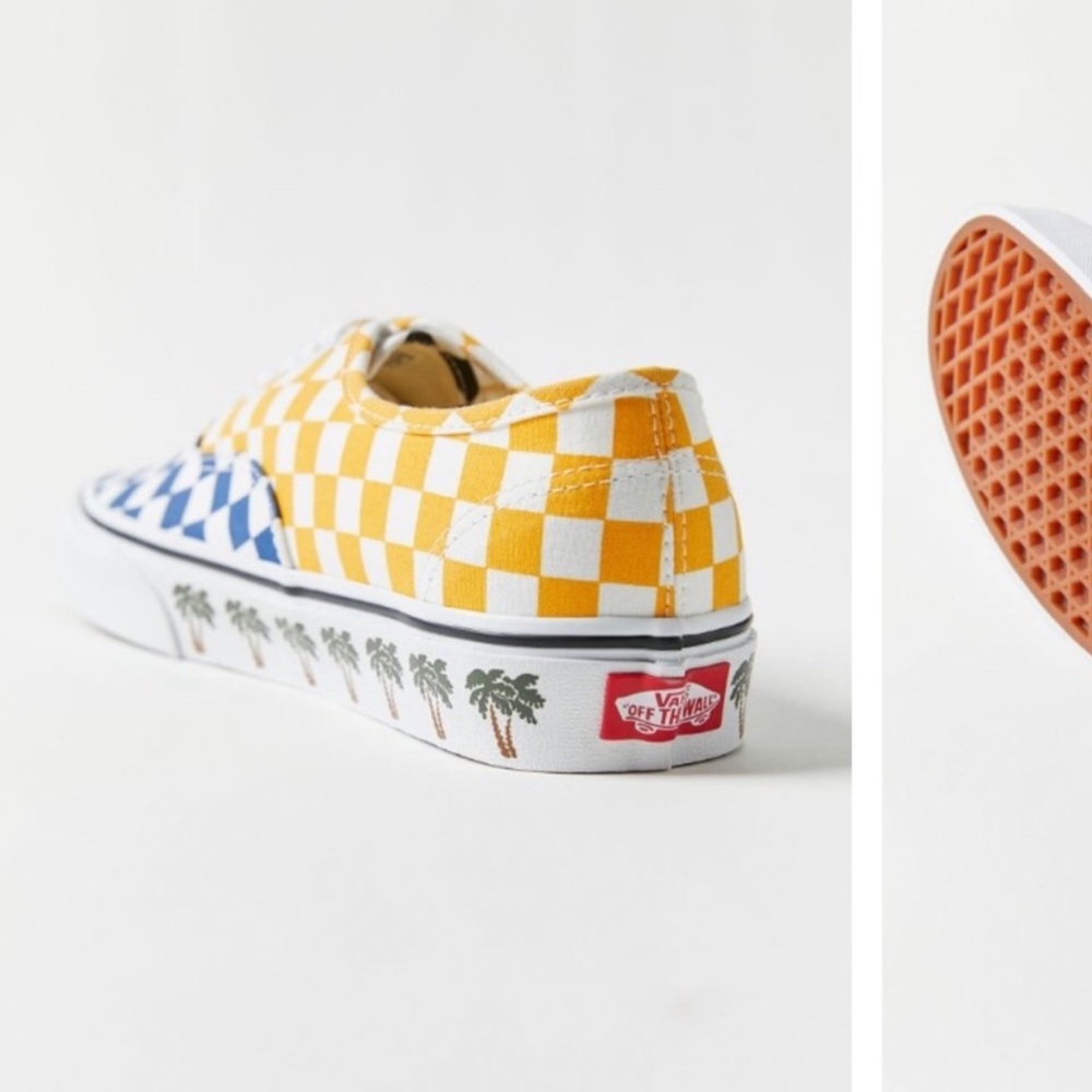 🌴 {RARE} Vans Sidewall Checkerboard Sneakers - Picture 2 of 8